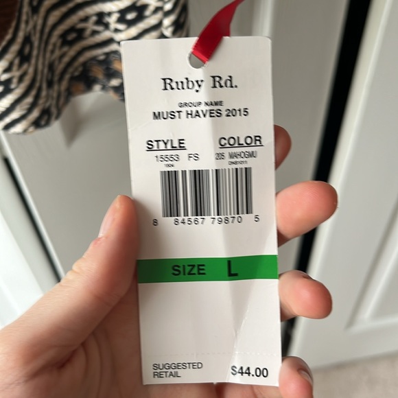 Ruby Rd Animal Print Shirt - Picture 3 of 4